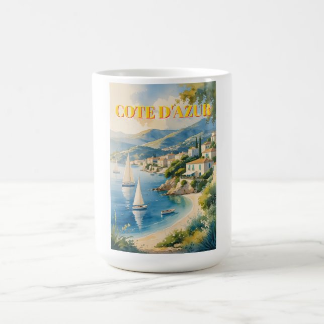 Vintager Stil Cote D'Azur Kaffeetasse (Mittel)