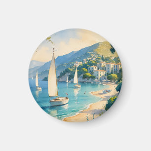 Vintager Stil Cote D'Azur Magnet