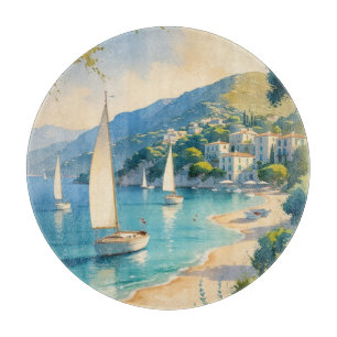 Vintager Stil Cote D'Azur Schneidebrett