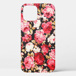 Vintager Stil der Blume Stoff Muster Case-Mate iPhone Hülle