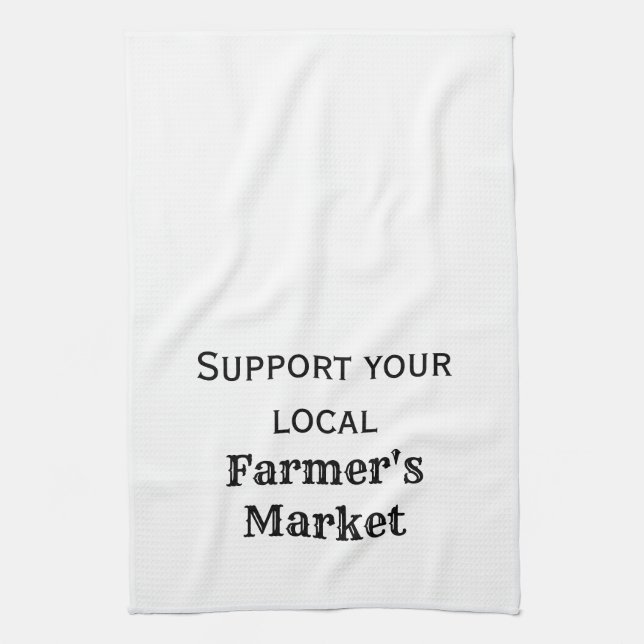 Vintager Stil Farmer's Market Kitchtuch Geschirrtuch (Vertikal)