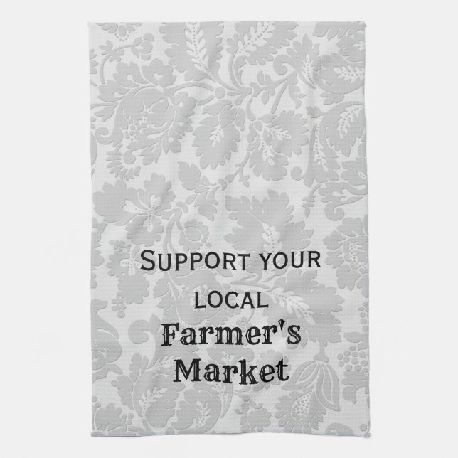 Vintager Stil Farmer's Market Kitchtuch Geschirrtuch (Vertikal)