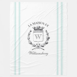 Vintager Stil Französisch Aqua Blue Ticking Tape W Fleecedecke