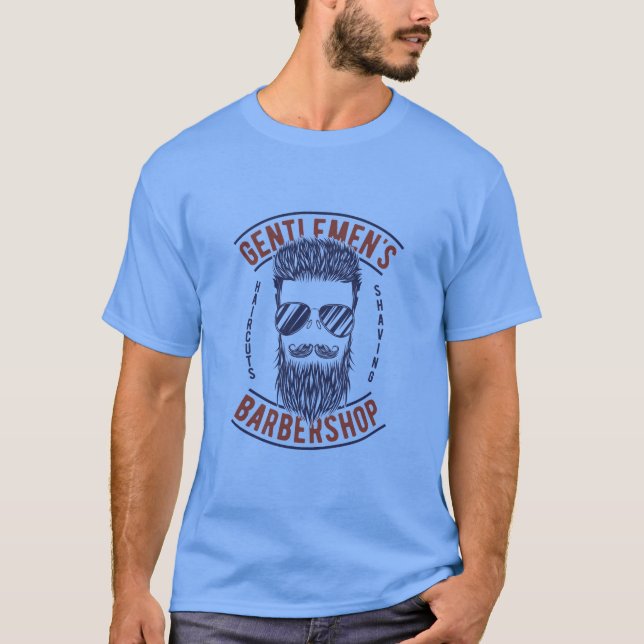 Vintager Stil für Friseursalat T-Shirt (Vorderseite)