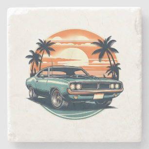Vintager Stil für Muskelkater Steinuntersetzer