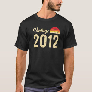 Vintager Stil Geboren in 2012 T Shirts Retro 10. B