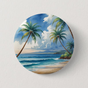 Vintager Stil Hawaii Reise Aloha Von Hawaii Button