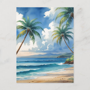 Vintager Stil Hawaii Reise Aloha Von Hawaii Feiertagspostkarte