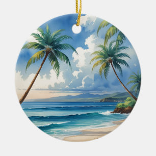 Vintager Stil Hawaii Reise Aloha Von Hawaii Keramik Ornament