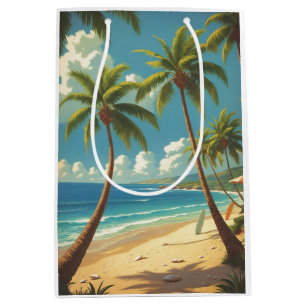 Vintager Stil Hawaii Reise Aloha Von Hawaii Mittlere Geschenktüte