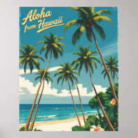 Vintager Stil Hawaii Reise Aloha Von Hawaii