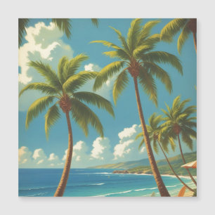 Vintager Stil Hawaiian Reise Aloha Magnetkarte