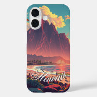 Vintager Stil Hawaiian Travel Honolulu Mittelpazif