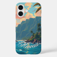 Vintager Stil Hawaiian Travel Honolulu Mittelpazif