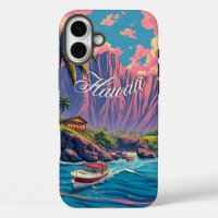 Vintager Stil Hawaiian Travel Honolulu Mittelpazif