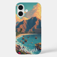Vintager Stil Hawaiian Travel Honolulu Mittelpazif