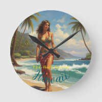 Vintager Stil Hawaiian Travel Honolulu Mittelpazif