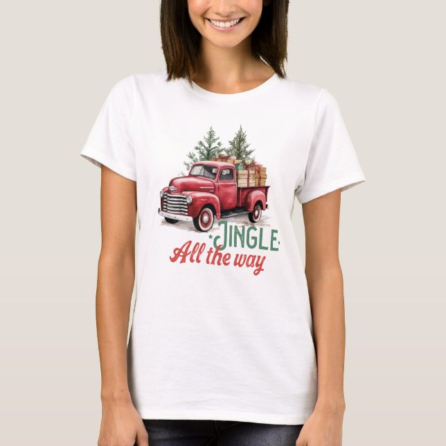 Vintager Stil Jingle T-Shirt (Vorderseite)