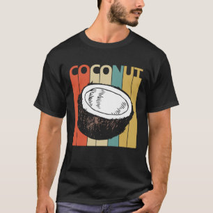 Vintager Stil Niedliche Kokospalme T-Shirt