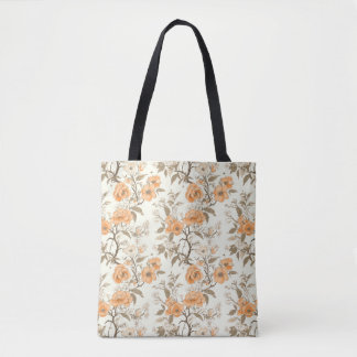 Vintager Stil Peach Blossom Blumenblume Gemustert