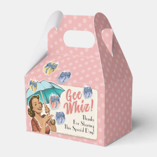 Vintager Stil Umbrett Brautparty Gefallen Box Geschenkschachtel