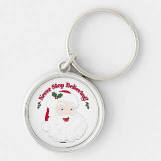 Vintager Stil - Weihnachten darf nie aufhören zu g Schlüsselanhänger