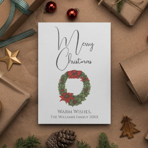 Vintager Stil Wreath Frohe Weihnachten