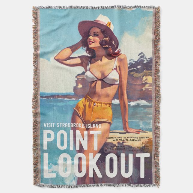 Vintager Stilpunkt Aussichtsreise Decke (Vorderseite Vertikal)