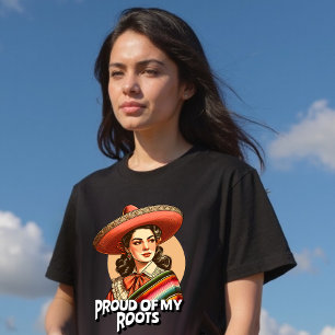 Vintager Stolz auf meinen Roots Hispanic Heritage  T-Shirt