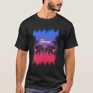 Vintager Strand Hawiin Island Tropic Retro, Gesche T-Shirt