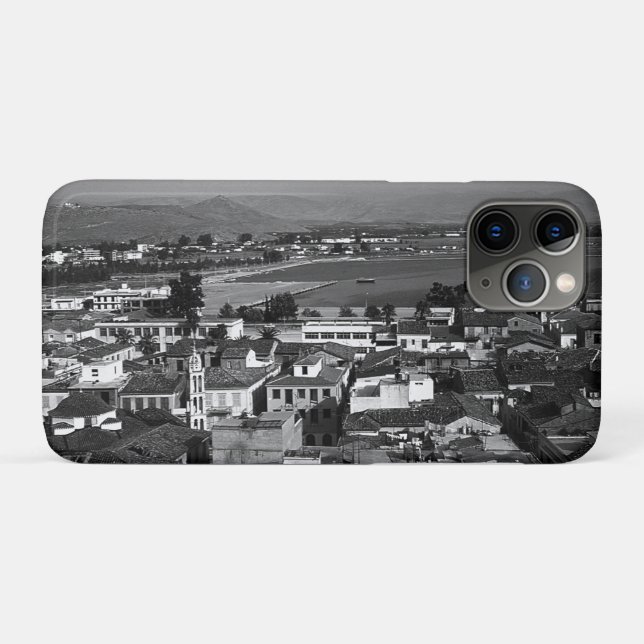 Vintager Strand von Griechenland Case-Mate iPhone Hülle (Rückseite (Horizontal))