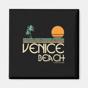 Vintager Strand von Venedig Magnet
