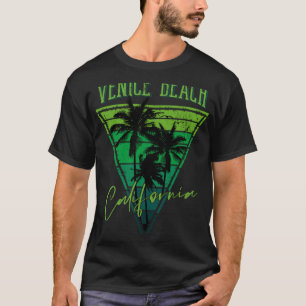Vintager Strand von Venedig T-Shirt