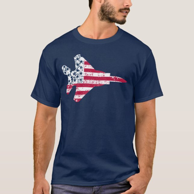 Vintager strukturierter amerikanische T-Shirt (Vorderseite)