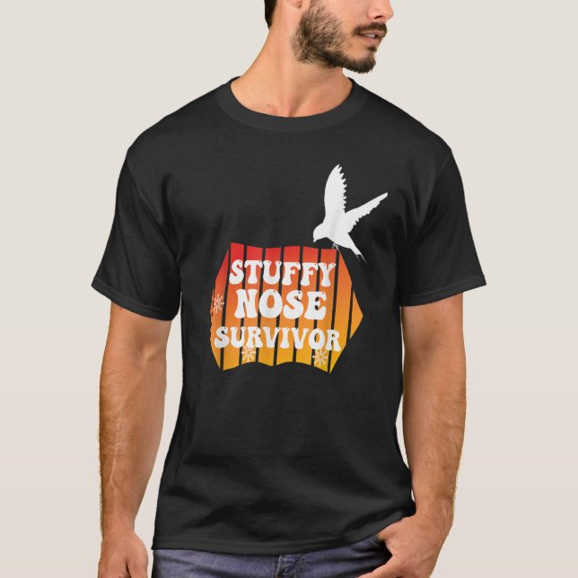 Vintager Stuffnose Survivor T-Shirt (Vorderseite)