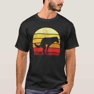 Vintager Sunset Labrador Retro Hund Kacke Old Scho T-Shirt