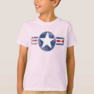 Vintager Superhero-Stern patriotisches Shirt USA