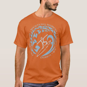 Vintager Surffffan Lover Pazifikinseln Fidschi T-Shirt