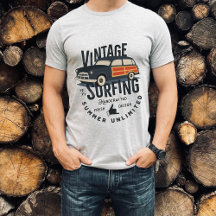 Vintager Surfsommer unbegrenzt | Männer T - Shirt