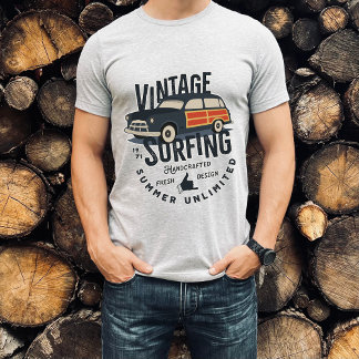 Vintager Surfsommer unbegrenzt | Männer T - Shirt