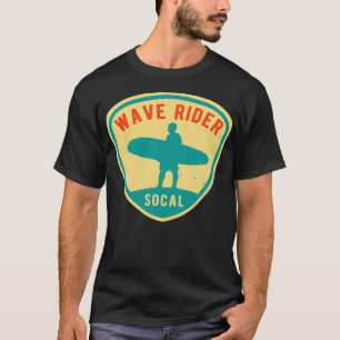 Vintager Surfsticker Wave Rider T-Shirt