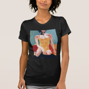 Vintager Swim - gelber Badeanzug T-Shirt