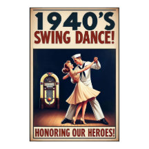 Vintager Swing-Tanzgesang