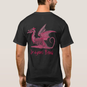 Vintager T - Shirt der Magischen Kreatur des Roten