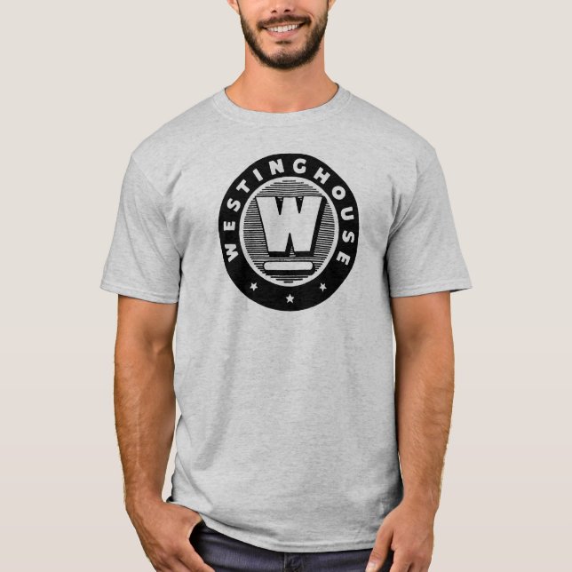 Vintager T - Shirt für Logos von Westinghouse (Vorderseite)