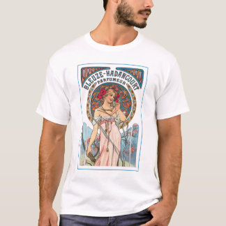Vintager T - Shirt: Mucha Parfüm Ad T-Shirt