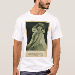 Vintager T - Shirt Porträt CarolLombard 1929