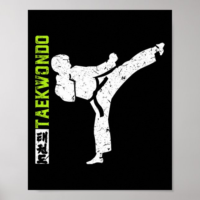 Vintager Taekwondo Poster (Vorne)