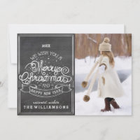 Vintager Tafel-Wunsch Sie frohe Weihnacht-Foto