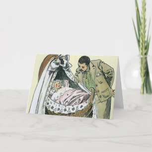 Vintager Tag der glücklichen Väter, Viktorianische Karte